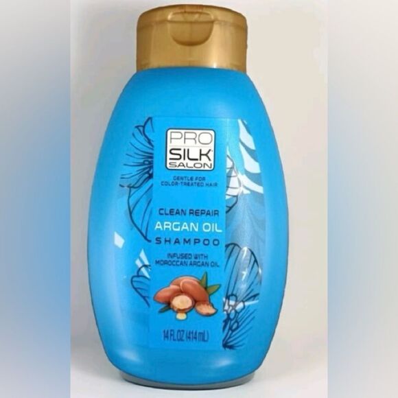 - 🎉Pro Silk Salon Clean repair Argan Oil Shampoo 14FLOZ(414ML) 💥 - Picture 6 of 9